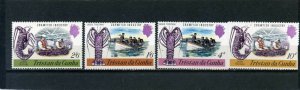 TRISTAN DA CUNHA 1970 MARINE LIFE/LOBSTERS SET OF 4 STAMPS MNH