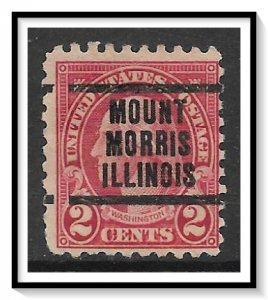 US Precancel #583 Mount Morris IL Used