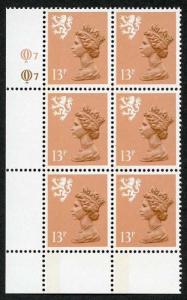 S-QFP13A 13p Chestnut Scotland Questa FCP/PVA Cyl Q7/Q7 Perf P U/M