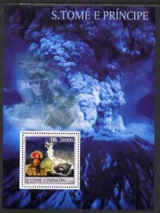 St Thomas & Prince Islands 2003 Volcanoes (with Ash C...