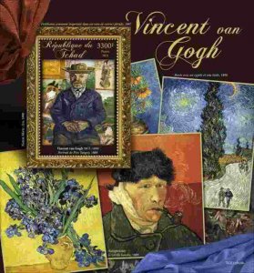 Chad - 2021 Dutch Artist Vincent van Gogh - Stamp Souvenir Sheet - TCH210428b