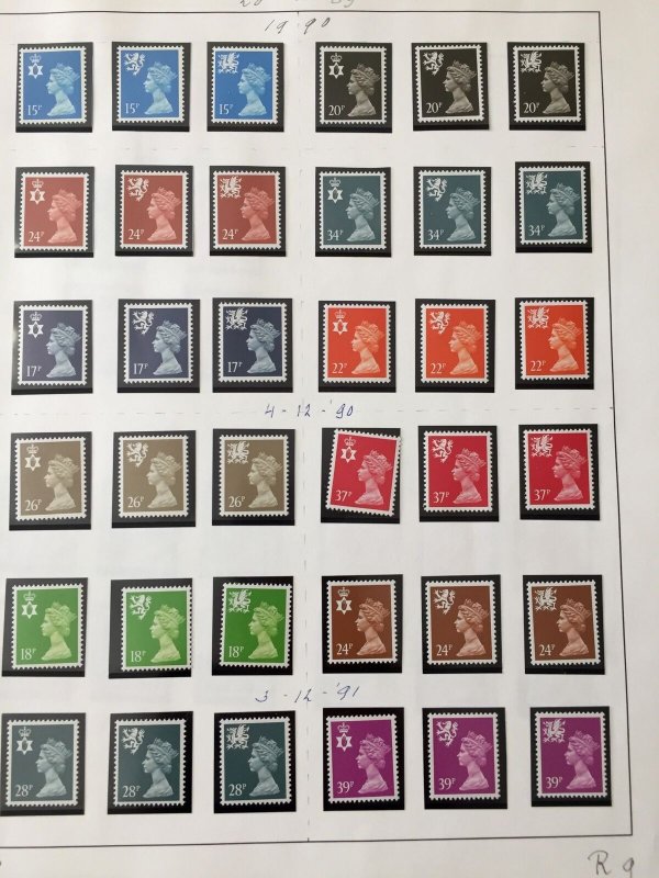Great Britain Regionals Definitives MNH(Aprx 170)Face Postage HP707 ) 