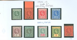 Fiji #70-78  Single (Complete Set)