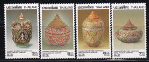 Thailand 1993 Sc 1514-6 Bencharongware MNH