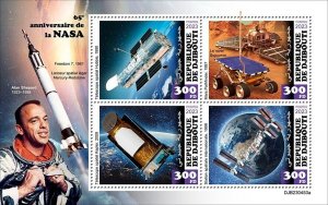 2024 02 - DJIBOUTI - NASA 65TH          4V  complet set    MNH **