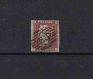 GREAT BRITAIN IMPERF PENNY RED STAMP  REF 5568