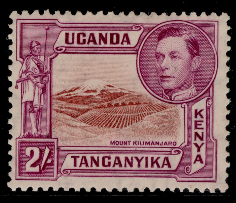 KENYA UGANDA TANGANYIKA GVI SG146, 2s M MINT. Cat £140. PERF 13¼