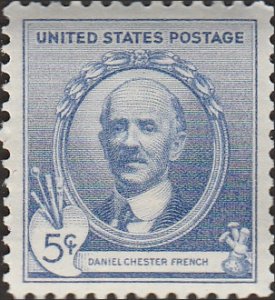 # 887 MINT NEVER HINGED ( MNH ) DANIEL CHESTER FRENCH ARTIST