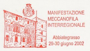 Specimen meter cut Italy 2002 Philatelic exhibition