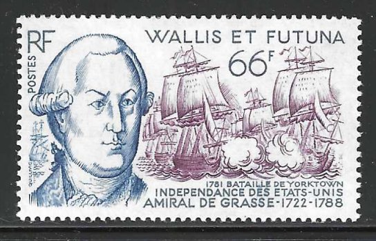 [S1015] Wallis & Futuna Scott # 274-275 MNH 1981 American Independance