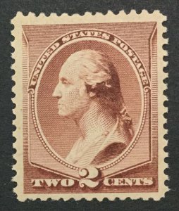 MOMEN: US #210 MINT OG NH POST OFFICE FRESH VF JUMBO #30667