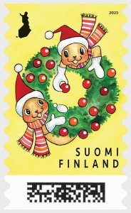 2023 Finland Christmas Wreath  - Christmas Issue (Scott NA) MNH