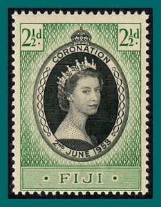 Fiji 1953 Coronation Queen Elizabeth II, mint #145,SG278