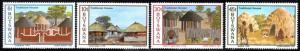 Botswana - 1982 Traditional Houses Set MNH** SG 511-514