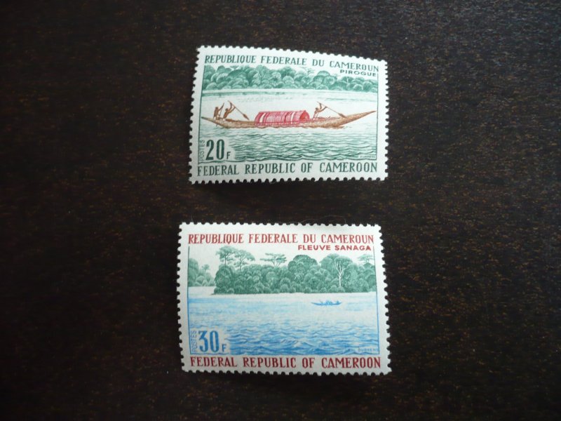 Stamps - Cameroon - Scott# 522-523 - Mint Hinged Part Set of 2 Stamps