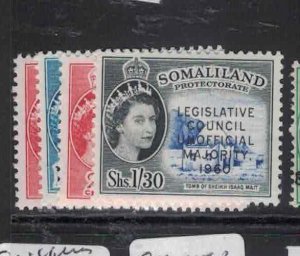 Somaliland Protectorate SG 149-152 MOG (6hax)