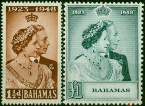 Bahamas 1948 RSW Set of 2 SG194-195 V.F VLMM