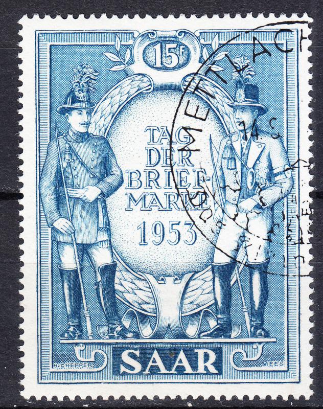 SAAR - 1953 Stamp Day Mi# 342