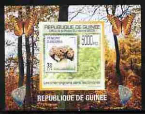 Guinea - Conakry 2009 Fungi on Stamps #6 individual imper...