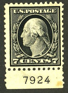 U.S. #468 MINT PL# SINGLE OG NH