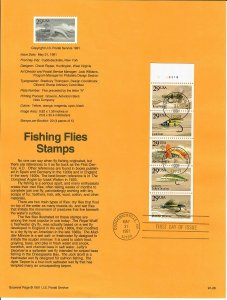 US SP957 Fishing Flies Souvenir Page #2549a