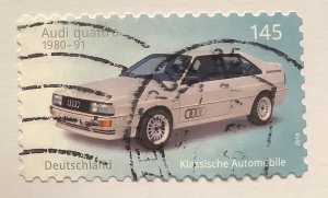 Germany 2018 Scott 3031 used - 145c,  Classic cars,  Audi quattro