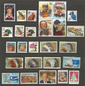 USA Postage Stamps Used (26 stamps)