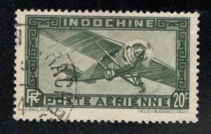 French Indo-China Scott C7 Used airmail stamp