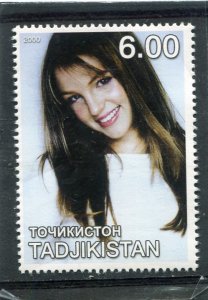 Tajikistan 2000 BRITNEY SPEARS Stamp Perforated Mint (NH)