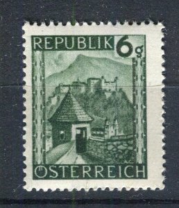 AUSTRIA; 1945 early Landscapes pictorial issue fine Mint hinged 6g. value