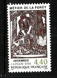 France-Sc#2475-Unused NH set-Forestry Profession-1995-