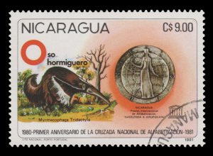 NICARAGUA  STAMP 1981.  MICHEL # 2182. CTO