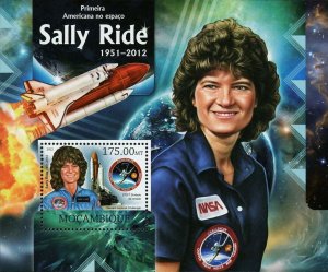 Sally Ride Stamp First American Women in Space Souvenir Sheet MNH #5985 / Bl.663