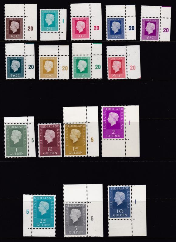 Netherlands Scott# 461-474 MNH