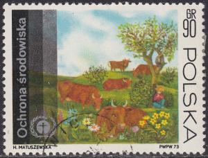 Poland 1988 Grazing Cattle 1973