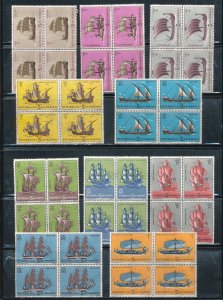 San Marino 1964 Ships Locomotives Blocks MNH (80 Stamps) CP369