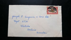 UNIQUEDESTINATION MALAYA 1957 “FEDERATION OF MALAYA” COVER TO CANADA