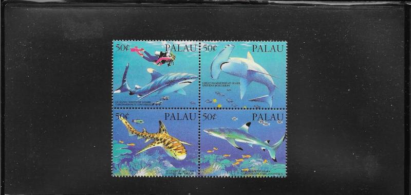 SHARKS - PALAU #315  MNH