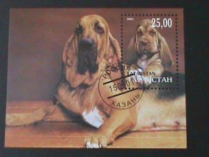 TATARSTAN-​RUSSIA-LOVELY DOGS CTO S/S-VF- FANCY CANCEL- WE SHIP TO WORLDWIDE