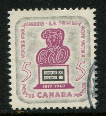 470 Canada 5c Votes for Women, used