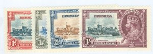 Bermuda #100-103 Unused Single (Complete Set)