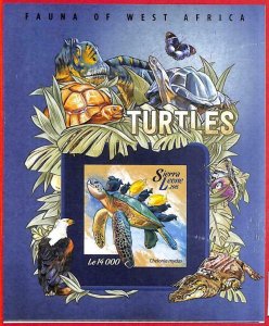 A4650 - SAW LION - IMPERF ERROR: 2015 turtles, butterflies,...-