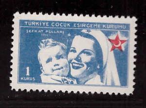 TURKEY Scott RA163 MNH** Nurse  Postal Tax stamp