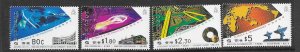 Hong Kong  679-82   1993  set   4  VF  NH