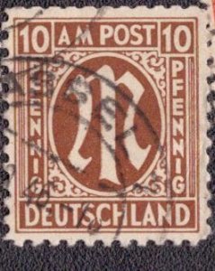 Germany Allied Occupation - 1945 3N7a Used