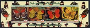 Somaliland 2011 Butterflies of the World #1 imperf sheetl...