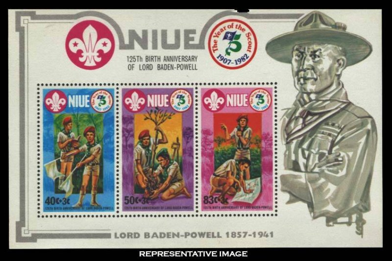 Niue Scott 375 Mint never hinged.