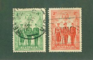 AUSTRALIA 184-85 USED CV $5.00 BIN $1.50