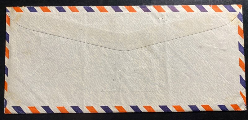 1956 Paramaribo Suriname Netherlands Antilles Airmail Cover To Stamford CT USA
