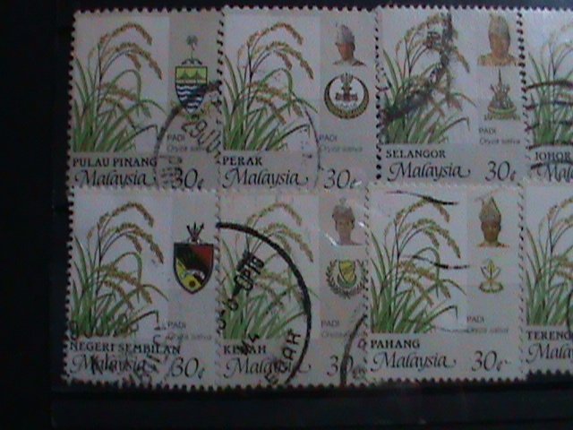 ​MALAYSIA STAMPS: 1986 SC#196 -VERY OLD  USED SETS STAMP. VERY RARE